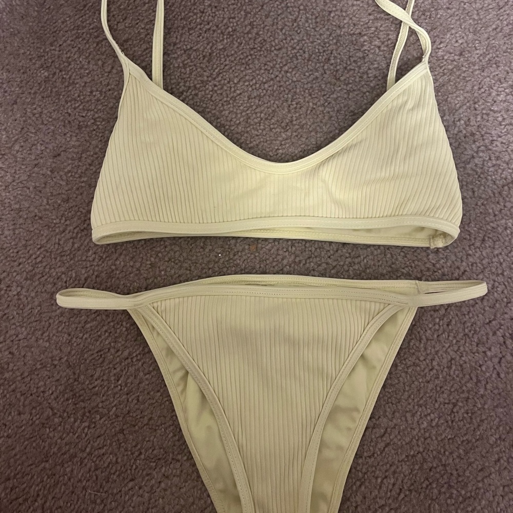Yellow Pacsun bikini set